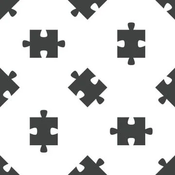 Puzzle pattern Illustrazione stock