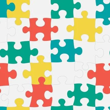 Puzzle  pattern Stock-Illustration