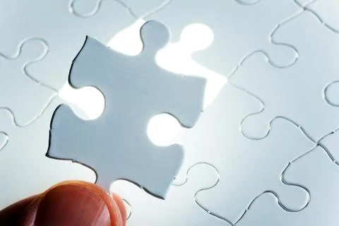 Puzzle Foto stock