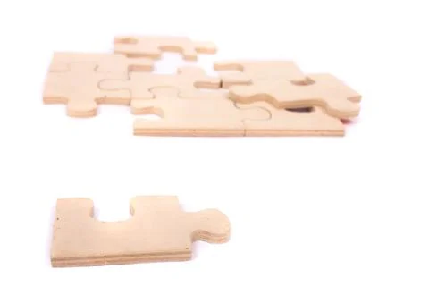Puzzle Stockfoto's