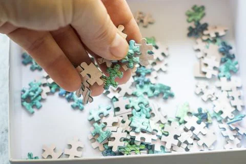 Puzzle Foto stock