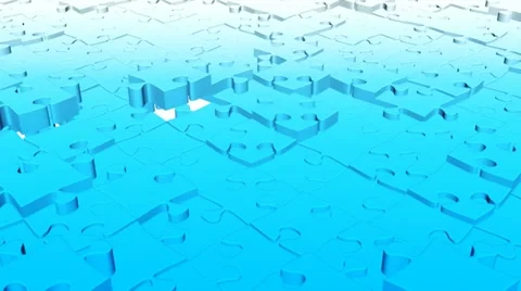 Puzzle piece Video stock 11187139