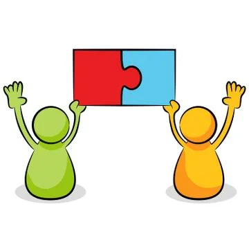 Puzzle Piece Problem Solution Illustrazione stock