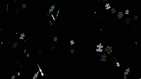 Puzzle piece spreading loop animation Vidéo 160558461