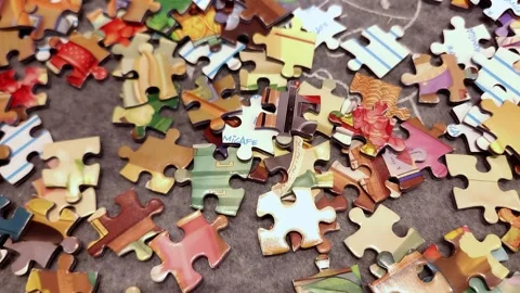 Puzzle Pieces, 4K Video stock 279370314