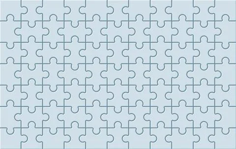Puzzle pieces background Stock Illustration
