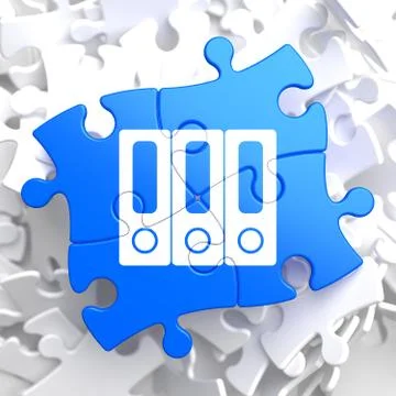 Puzzle Pieces: Data Concept. Stock Illustration