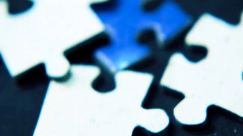 Puzzle pieces Stock Footage 78648586