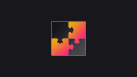 Puzzle Pieces Stock Footage 336063682