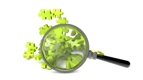 Puzzle pieces Stock Illustration