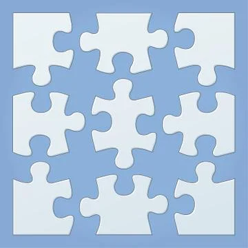 Puzzle pieces Stock Illustration