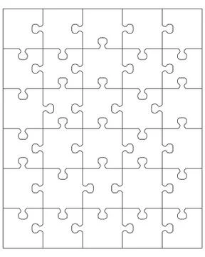 Puzzle pieces Stock Illustration