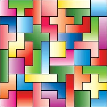 Puzzle pieces Stock Illustration