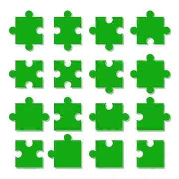 Puzzle pieces Stock Illustration