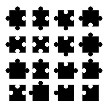 Puzzle pieces Stock Illustration