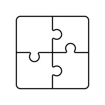Puzzle pieces Stock Illustration