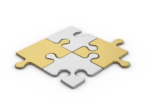 Puzzle pieces Stock Illustration