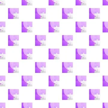 Puzzle pieces pattern with question mark uncertainty イラスト素材