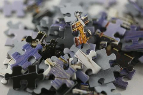 Puzzle pieces Stock Photos