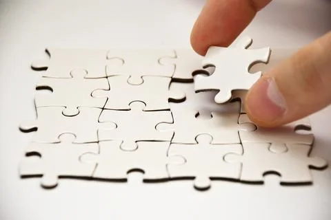 Puzzle pieces Stock-Fotos