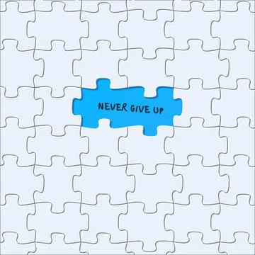 Puzzle pieces vector background illustration Stock Illustration