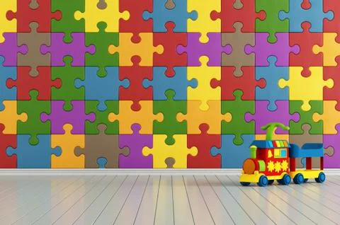 Puzzle room Stock Illustration