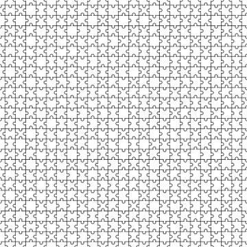 Puzzle seamless pattern. Stock Illustration
