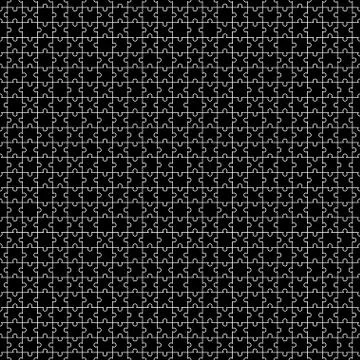 Puzzle seamless pattern. Stock Illustration