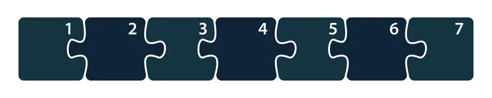 Puzzle sequence. Steps infographics. Presentation chart elements. 스톡 일러스트