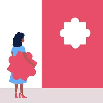 Puzzle solution Иллюстрация