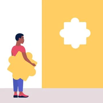 Puzzle solution Иллюстрация