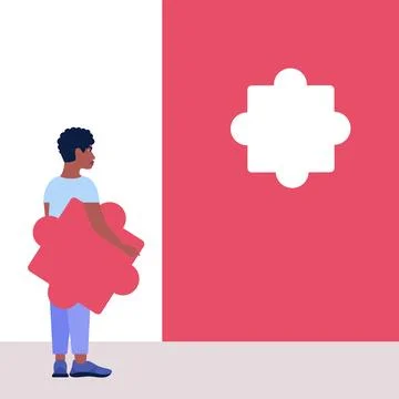 Puzzle solution Иллюстрация
