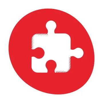 Puzzle strategy creativity abstract image Illustrazione stock