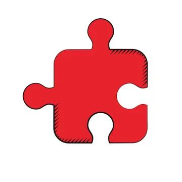 Puzzle strategy creativity solution 库存插图