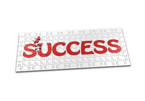 Puzzle of success Stock-Illustration
