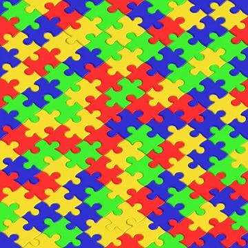 Puzzle texture Stock Illustration