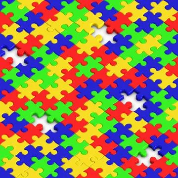 Puzzle texture Stock Illustration