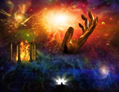 Puzzle of time Stock Illustration