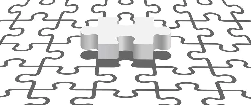 Puzzle under puzzle pattern 스톡 일러스트