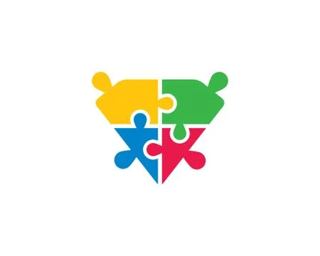 Puzzle vector icon illustration design Stock Illustration