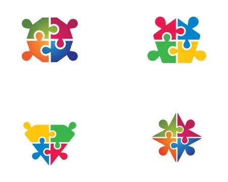 Puzzle vector icon illustration design Stock Illustration