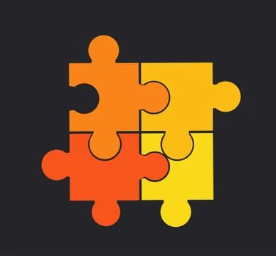 Puzzle vector illustration art Stock Illustration