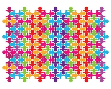 Puzzle vector illustration concept Stock Illustration