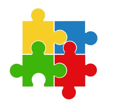 Puzzle vector illustration Stock Illustration