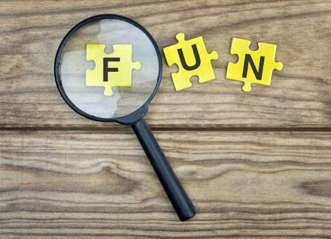 Puzzle with word Fun Photos