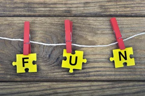 Puzzle with word Fun Photos