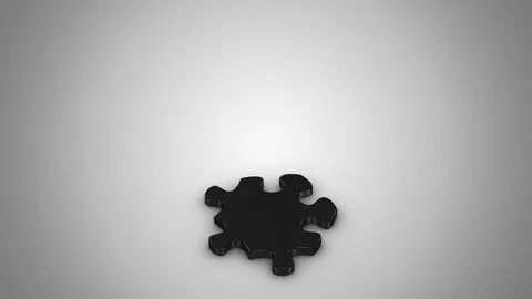 Puzzles are Falling Down Stock Footage 69999053