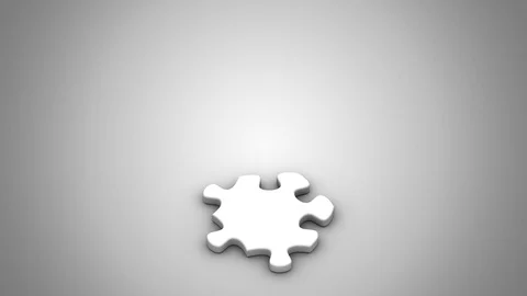 Puzzles are Falling Down Stock Footage 70010490