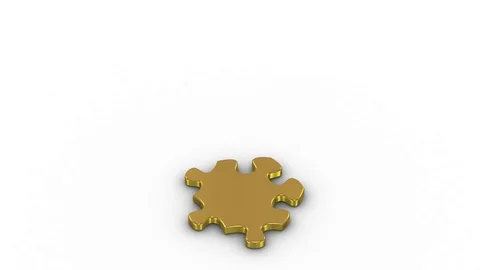 Puzzles are Falling Down Stock Footage 70026568