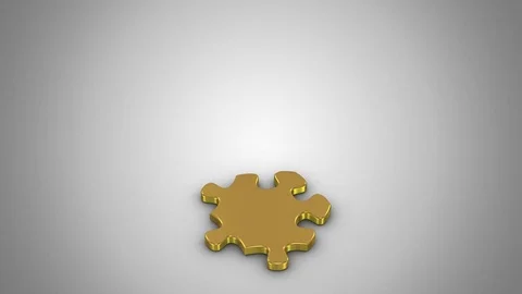 Puzzles are Falling Down Stock Footage 70026724